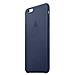 Custodia in Pelle per iPhone 6S Plus Blu Notte - Foto miniatura 11