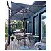 Ombrellone Da Giardino Grigio Antracite 144 X 195 Cm Flamenco - Foto miniatura 24