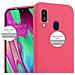 Custodia Compatibile Con Samsung Galaxy A40 In Candy Rosso - Coperchio Protettivo In Silicone Tpu Flessibile - Foto miniatura 2