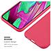 Custodia Compatibile Con Samsung Galaxy A40 In Candy Rosso - Coperchio Protettivo In Silicone Tpu Flessibile - Foto miniatura 9