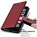 Custodia Compatibile Con Nokia Lumia 640 In Rosso Mela - Coperchio Protettiva Con Chiusura Magnetica, Funzione Stand E Tasca Per Le Carte - Foto miniatura 4