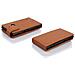 Custodia Compatibile Con Nokia Lumia 929 / 930 In Marrone Cioccolata - Coperchio Protettivo In Design Flip Realizzato In Similpelle Testurizzata - Foto miniatura 3