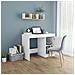Scrivania Bianca 100x50x76 cm in Legno Multistrato - Foto miniatura 7