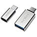 AU0040 USB 3.1 C USB 3.0 A, Micro USB 2.0 Alluminio cavo di interfaccia e adattatore - Foto miniatura 2