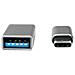 AU0040 USB 3.1 C USB 3.0 A, Micro USB 2.0 Alluminio cavo di interfaccia e adattatore - Foto miniatura 3
