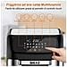 D02486-silver Friggitrice Ad Aria Calda1800 Watt 12 Litri Nero - Foto miniatura 5