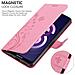 Custodia Compatibile Con Honor 8s / Huawei Y5 2019 In Rosa Fiore - Coperchio Protettivo In Design Floreale Con Chiusura Magnetica, Funzione Stand E Slot Per Carte - Foto miniatura 5