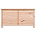 Scatola Per Cuscini Da Esterno 100x50x56cm Legno Massello Abete - Foto miniatura 3