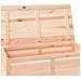 Scatola Per Cuscini Da Esterno 100x50x56cm Legno Massello Abete - Foto miniatura 4