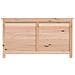 Scatola Per Cuscini Da Esterno 100x50x56cm Legno Massello Abete - Foto miniatura 6