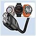 Cavo Ricarica Da Usb A Garmin Fenix + Usb-c Nylon Intrecciato 1 Metro, Nero - Foto miniatura 2