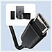 Cavo Ricarica Da Usb A Garmin Fenix + Usb-c Nylon Intrecciato 1 Metro, Nero - Foto miniatura 5