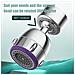 Aeratore Per Rubinetto Con 2 Modalità Di Flusso D'acqua - Girevole A 360° Silver - Foto miniatura 5