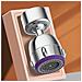 Aeratore Per Rubinetto Con 2 Modalità Di Flusso D'acqua - Girevole A 360° Silver - Foto miniatura 7