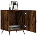 Comodini 2 Pz Rovere Fumo 40x40x50 Cm In Legno Multistrato - Foto miniatura 3