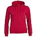 Basic Hoody Full Zip Lady Rosso Xs - Foto miniatura 1