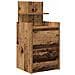Comodini con 2 Cassetti 2 pz in Legno Antico 38x34x80 cm - Foto miniatura 5