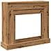 Cornice Per Camino Rovere Artigianale 100x30x87,5 Cm Truciolato - Foto miniatura 2