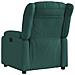 Poltrona Reclinabile In Tessuto Verde Scuro - Foto miniatura 3