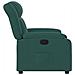 Poltrona Reclinabile In Tessuto Verde Scuro - Foto miniatura 9