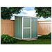 Casetta Per Esterno Giardino Box Deposito Attrezzi 174x100cm X H 182cm - 43kg - 1,74mq - Verde - Foto miniatura 9