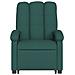 Poltrona Alzapersona Reclinabile Verde Scuro in Tessuto - Foto miniatura 8