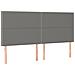 Giroletto a Molle con Materasso Grigio Scuro 180x200 cm Tessuto - Foto miniatura 6
