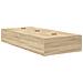 Struttura letto contenitore in Rovere Sonoma 75x190 cm in Legno ingegnerizzato - Foto miniatura 8