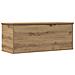 Scatola portaoggetti  in rovere artigianale 90x35x35 cm in legno - Foto miniatura 1