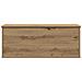 Scatola portaoggetti  in rovere artigianale 90x35x35 cm in legno - Foto miniatura 6