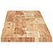 Mensole da Parete 4 pz 120x20x2 cm Legno Acacia Rifinito a Olio - Foto miniatura 5