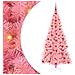 Albero di Natale con 300 LED con supporto Rosa 210 cm PVC - Foto miniatura 1