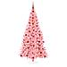 Albero di Natale con 300 LED con supporto Rosa 210 cm PVC - Foto miniatura 3