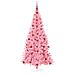 Albero di Natale con 300 LED con supporto Rosa 210 cm PVC - Foto miniatura 4