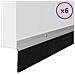 Spazzole per porte a vite 6 pcs Argento 100 cm - Foto miniatura 3