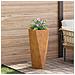 Fioriera 2 pcs Ruggine 30 x 30 x 75 cm - Foto miniatura 4