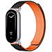 Cinturino Magnetico In Pelle Kona Bicolore Compatibile Con Xiaomi Mi Band 8/9/10 Black Orange - Foto miniatura 1