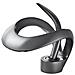 Rubinetto per lavabo da bagno, Blackswan, tipo M216, modello grigio antracite con bocca a cascata, misura 15 cm - Foto miniatura 1
