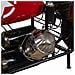Barra Portabottiglie Moto In Legno Rosso E Metallo 200x43x94h - Foto miniatura 8