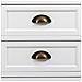 Vetrina In Legno Bianco 115x35x130,5h - Foto miniatura 8