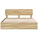 Struttura del letto con cassetto Rovere Sonoma 200 x 200 cm - Foto miniatura 8