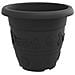 Vaso Rotondo per Fiori 24 pcs Nero Ø 26 x 21.5 cm Plastica - Foto miniatura 5