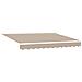 Struttura della tenda Beige 350 x 200 cm - Foto miniatura 4