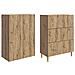 Set di armadi 2 pcs Rovere Artigianale 66 x 34,5 x 90 cm - Foto miniatura 3