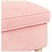 Poggiapiedi Rosa 55 x 35 x 41 cm Bouclé - Foto miniatura 4