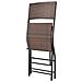 Set Mobili Da Giardino Sette Pz In Polyrattan Marrone - Foto miniatura 8