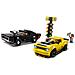 Set di Costruzione 2018 Dodge Challenger SRT Demon e 1970 Dodge Charge Multicolore - Foto miniatura 4