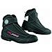 Scarpa Moto Scarpette Calzature Motociclismo Scoouter Stivale Pelle Nero 41 - Foto miniatura 1