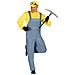 Costume Da Omino Giallo Per Adulto - Taglia: M (48-50)  - Foto miniatura 1
