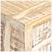 Credenza Bianca 73x30x75 Cm In Legno Massello Di Acacia - Foto miniatura 2